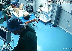Asian patient unaware she's filmed during routine hospital checkup