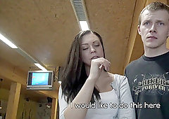 HUNT4K. fuckfest in a bowling place - I've got hit!