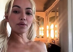 Blonde MILF with Big Boobs Playing Cam Free Porn