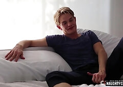 Molten Homosexual Faux-Cock With Cum Shot