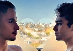 Skyy Knox and Max Adonis swallow jizz and fuck hard