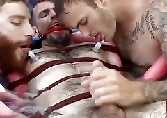 Pool boy is dominated both inside and outside the house