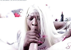 they met at a party and that guy not ever knew that Catalaya was DYING to costume like a concupiscent beauty and be taken by him and his hard jock. Af