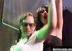 Sinfully pornstars dancing erotically and getting nailed in the club