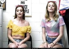 Hawt Teens Stripsearched and Banged By Mall Cop