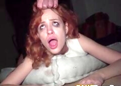 Mia Stones pussy is dripping with cum after getting savagely fucked