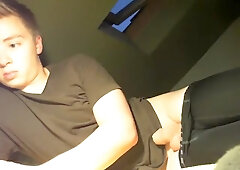 Boy Blond Very Hot Wank In His Bed