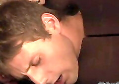 BDSM gay orgy in a dungeon where twinks gets fucked