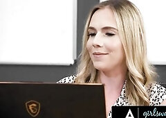 Recent Beauty Has An Fuckfest With Her Coworkers