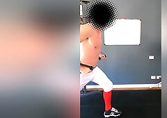 Baseball Boy Wanks After Gym