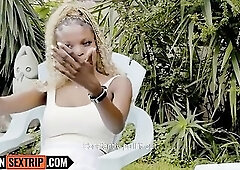 Large Bazookas Black Teen CUNT POUNDED In Hardcore Interracial Hookup With BWC