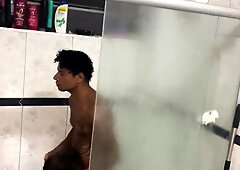 A homeless boy just wished a douche, but concluded up munching the young man's butt in the bathroom.