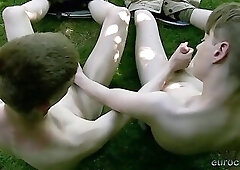 Army teens jerking off