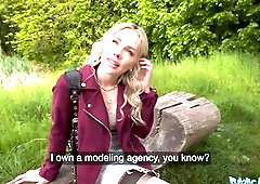 Public Agent - Super Hawt Finnish Golden-haired Chicks Screws Like a Female-dominator