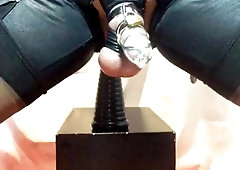 SISSY BITCH BANG HER BACKSIDE CREVICE WITH HER PLAYTHINGS