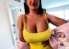 Oiled Melons and Butt Latin chick Nia Bleu Gets Cheeks Clapped by Tony
