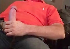 Str8 daddy jerking watching porn 8