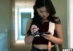 Scared Oriental Teen Gets Punished By Her Kinky Neighbours After Discovering Their Darksome Secret - Full Episode On FreeTaboo.Net