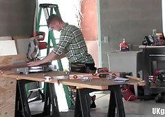 Muscle homo assjob and jizz flow