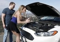 An Overheated Engine Leads To Hot Oral Sex