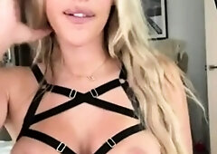 Blonde Babe Dildo JOI