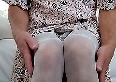 CD teases in lingerie