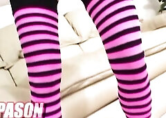 Slim physique with prominent bazookas Pason engages in intensive anal put in and demonstrates her unfathomable-throating abilities