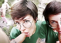 A Real Polish Couple having Sex Outdoors