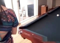 Spicy big tit Latina gf blows hard dick