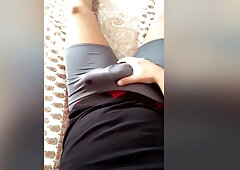 Cumming Hard In My Sock