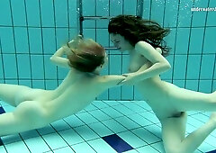 Underwater Show featuring Nastya's teen smut