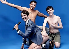 Game show fuck with three horny fuckers that need D