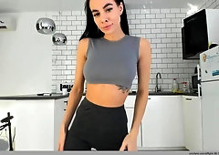 fitness chick display awesome assets