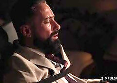 After his assistant has finally left the office, her boss secretly calls an escort. Just to get rid of some stress. But... the lady he called turns ou