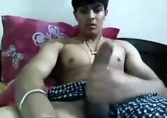 Hung Uncut Indian Guy Wanking on Cam 3