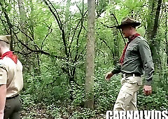 Scoutmaster Fucks his Intern on The Hike