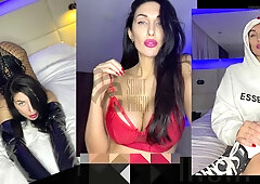 Domme humiliates her submissive gimp in a hot homemade session