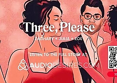 Your girlfriend has been dreaming about a 3some, and tonight, this babe lastly finds the flawless stranger to make it happen. As the 3 of u slide away