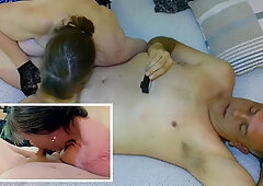 Granny Carmens Blue Angel Stripper Suck, Lick  Fuck! 72323fap