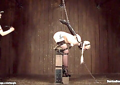 Lezdom torments blonde & ebony