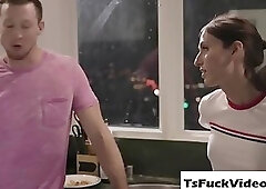 cutie Natalie Mars takes Wolfs bigdick for a hard anus