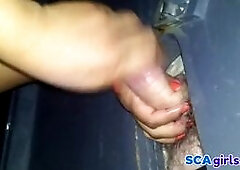 jerking strangers cock