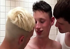 MissionaryBoyz - Elder boys fucking raw in showers