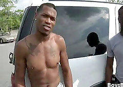 Blacks On folks - interracial Nasty Hardcore Gay Fuck flick 05