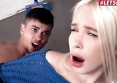 Tattooed golden-haired playgirl, Arteya is cheating on her boyfriend and groaning from enjoyment whilst cumming