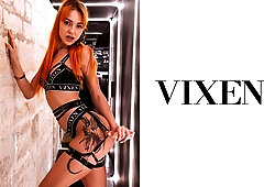 Playful redhead angel with tattoos Little Dragon fucked in Paris