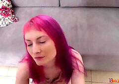 18videoz - Purple haired nubile Alien Fox fucking