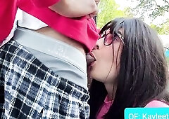 Backyard Sneaky BBC suck