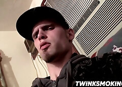 Sexy Twinks Drac And Nolan Jerking Off While Smoking Cigars