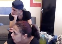 Fabulous Homemade record with Webcam, Blowjob scenes